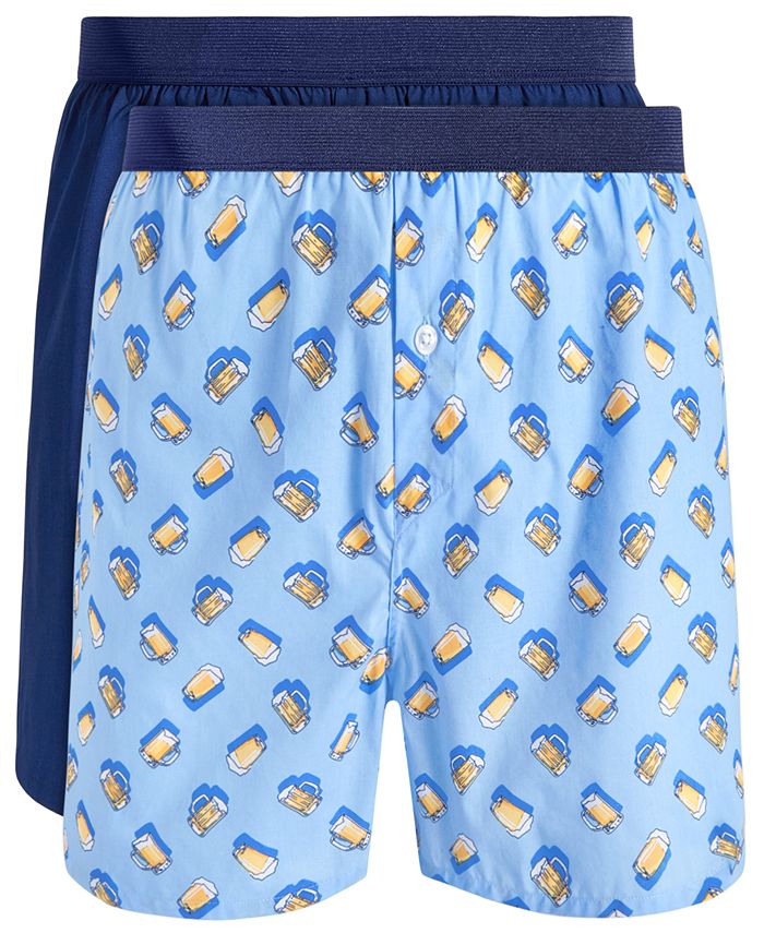 Club Room Men s 2pk. Beer Boxer Shorts Created for Macy s Macy s