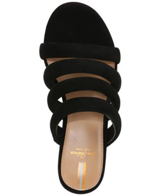 thumbnail image 2 of Sam Edelman Women's Yuki Wedge Sandal - Multi-Strap Puffer Design Fashion Sandals 2 of 11