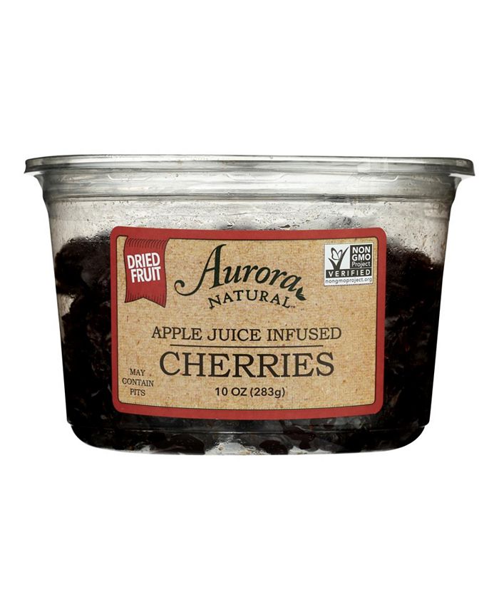 Aurora Natural Products Apple Juice Infused Cherries Case of 12 10 oz. Macy's