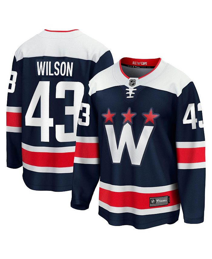 Fanatics Men's Tom Wilson Navy Washington Capitals 2020/21 Alternate Premier Breakaway Player