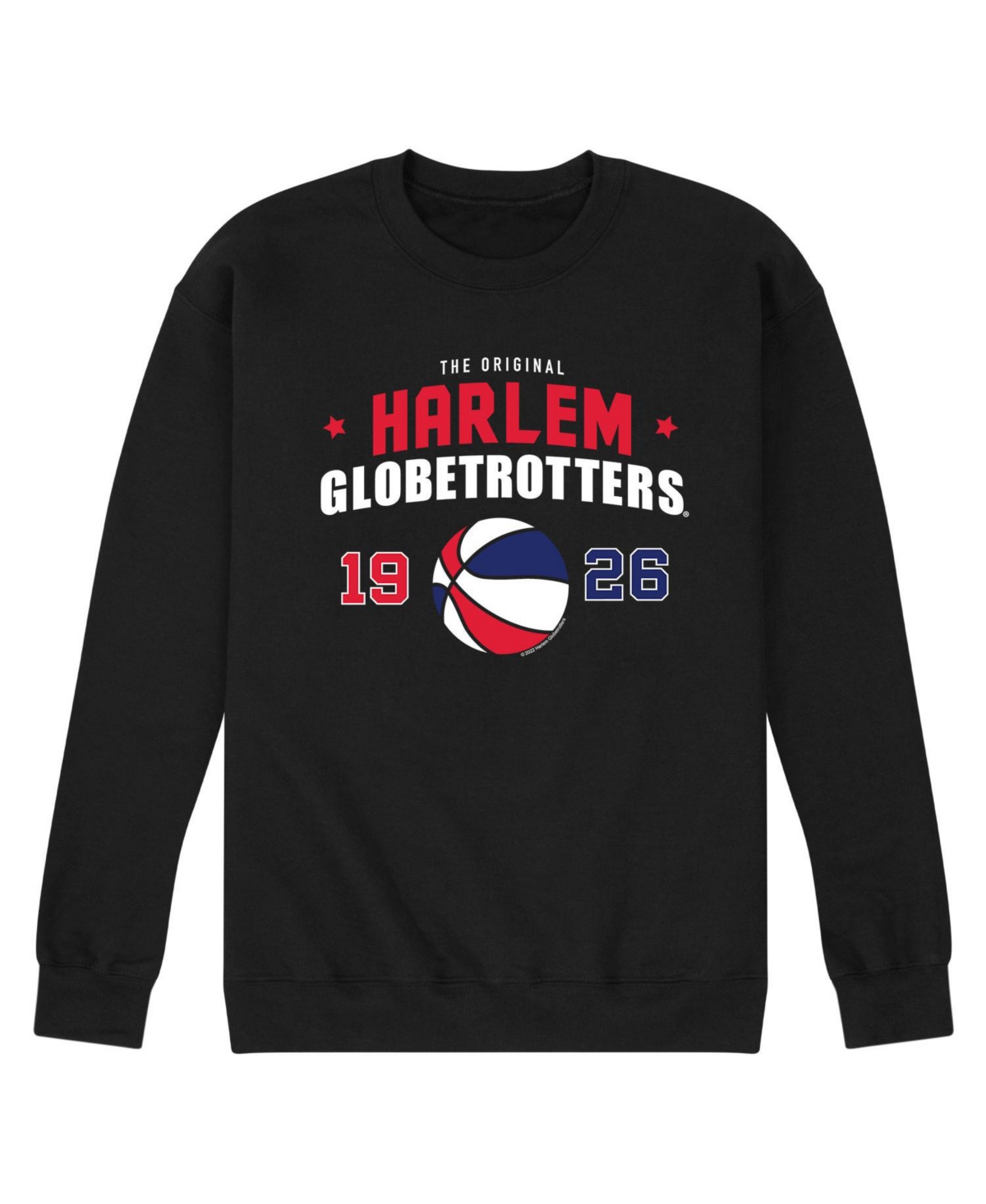 Airwaves Men's Harlem Globetrotters Fleece Sweatshirt In Black