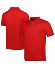 Nike St Louis Cardinals Shirt Medium Red Dri-Fit Polo Striped Men