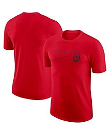 Men's Red Georgia Bulldogs Swoosh Max90 T-shirt