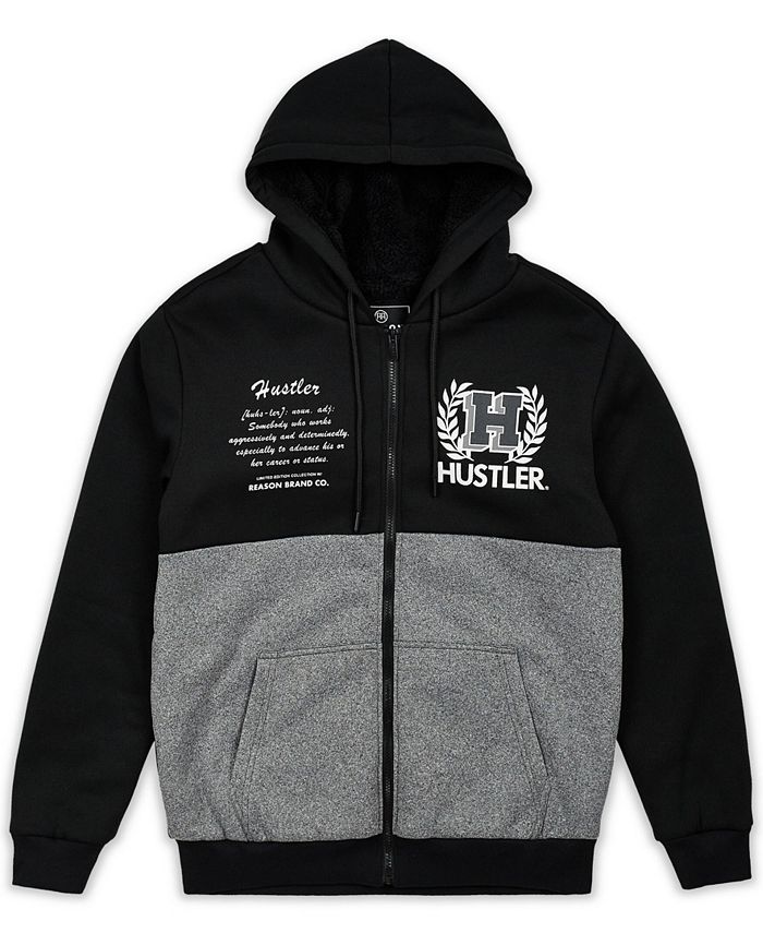 Reason Men's Hustler Define Sherpa Zip Up Hoodie Macy's