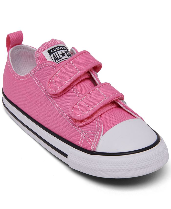 Converse Toddler Girls Chuck Taylor All Star 2V Ox Stay-Put Closure ...