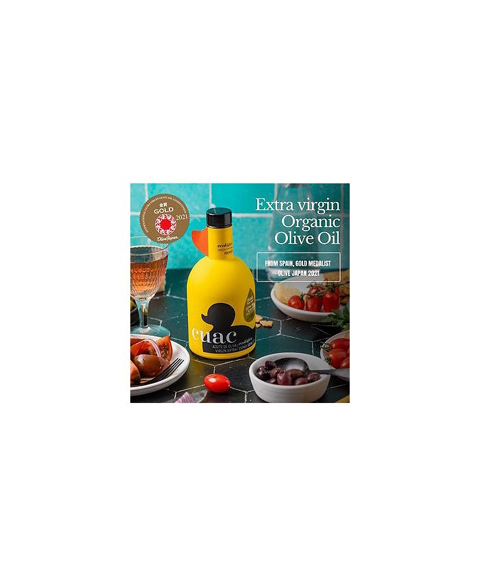 Cuac Organic Picual Extra Virgin Olive Oil, From Spain, 500 ml Bottle ...