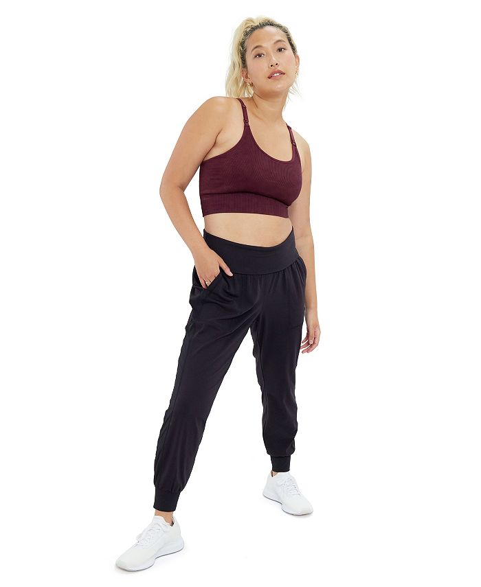 Ingrid + Isabel Women's Maternity Ultimate Fold Down Jogger Macy's