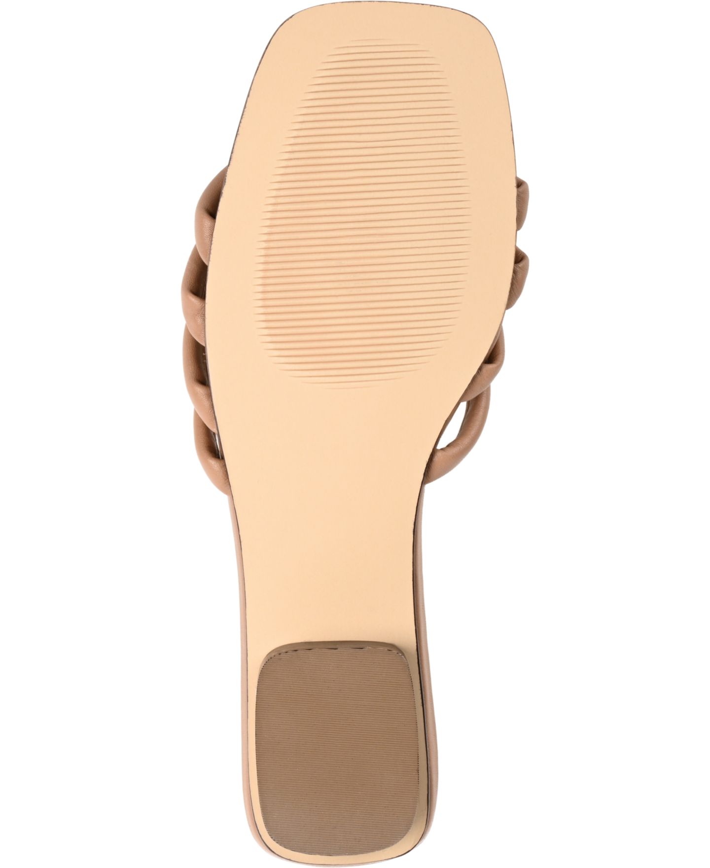 Женские сандалии Journee Signature Cendi Strappy Band Flat, цвет: Мокко — фото 5