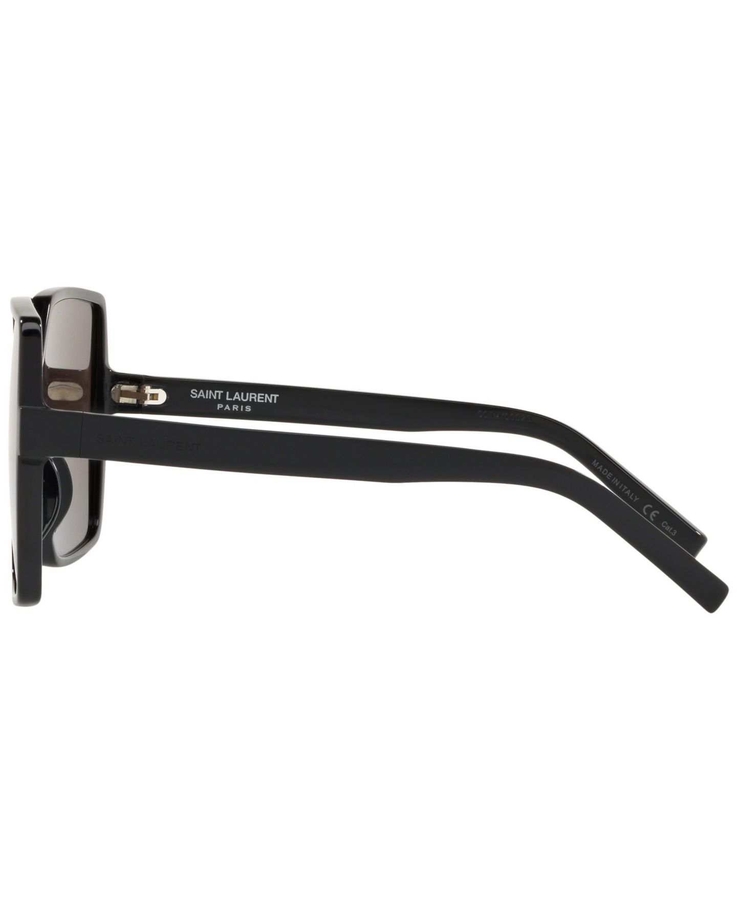 Женские солнцезащитные очки Saint Laurent Sunglasses, SL 232 Betty, цвет: Чёрный блестящий — фото 6