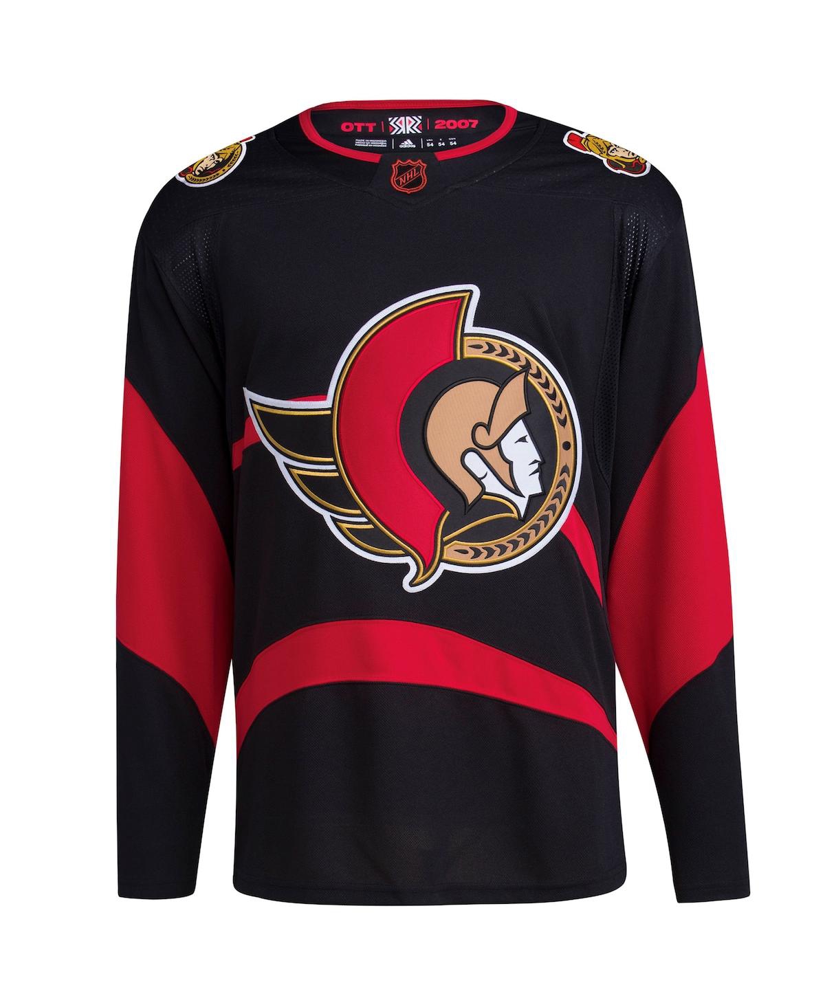 Men's adidasOttawa Senators Reverse Retro 2.0 Authentic Blank Jersey - Black