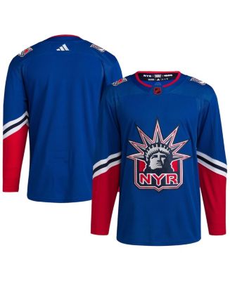 Men's adidas Royal New York Rangers Reverse Retro 2.0 Authentic Blank ...