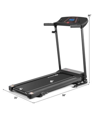 1.0HP Folding Treadmill Electric Support Motorized