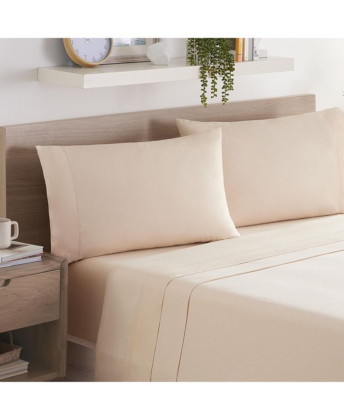 Aston and Arden Linen and Eucalyptus Lyocell California King Sheet Set