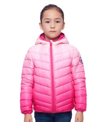 Girls Reversible Lightweight Puffer Jacket