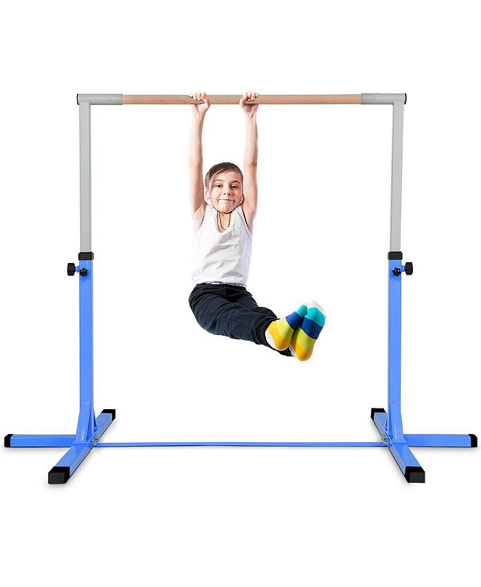 Costway Adjustable Steel Horizontal Training Bar Gymnastics Macy's