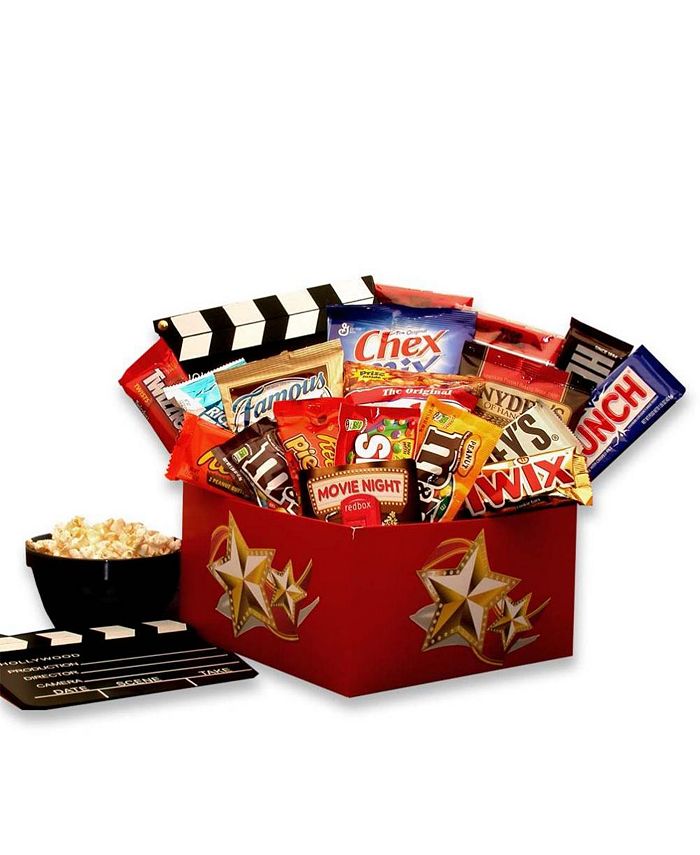 GBDS It's A Red Box Night Gift Box w Red Box Gift Card movie night