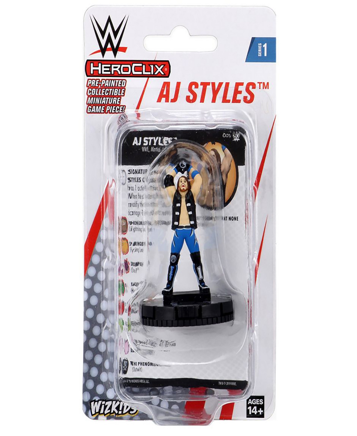 Wizkids Games Kids' Wwe Heroclix Aj Styles Expansion Pack Miniatures Game In Multi