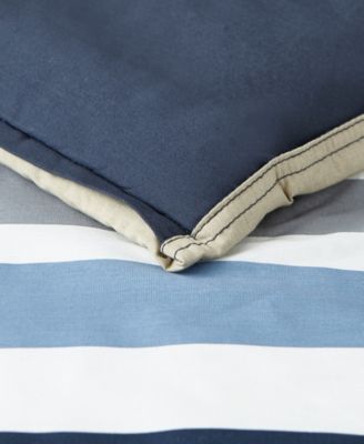 Bradford Reversible 3-Piece Comforter Set, Full/Queen