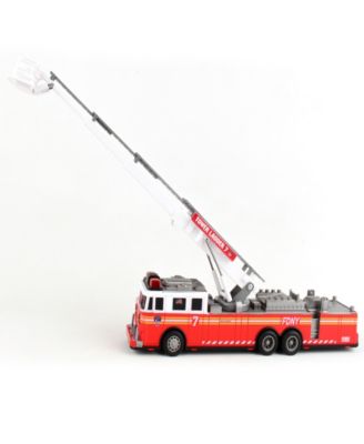 FDNY Radio Control Ladder Fire Truck Lights Sound Daron Worldwide, 11"