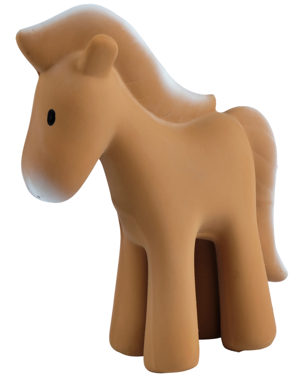Tikiri Babies' Toys Rubber Horse Rattle Teether Bath Toy Natural Rubber In Multi