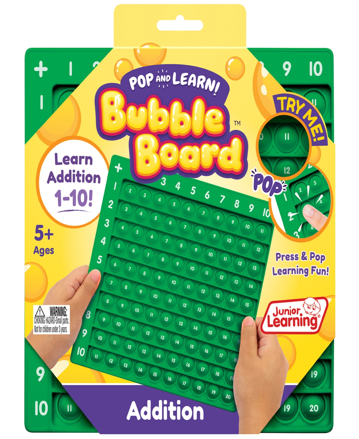Pop Learn Bubble Board Kids' Addition Board In Multi