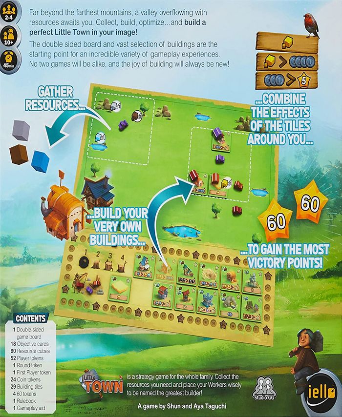 Little Town: Estensione Artigiani – Gioco Da Tavolo In Francese – Strategico, Da 2 A 4 Giocatori, 45 Min, Età 10+ - 2