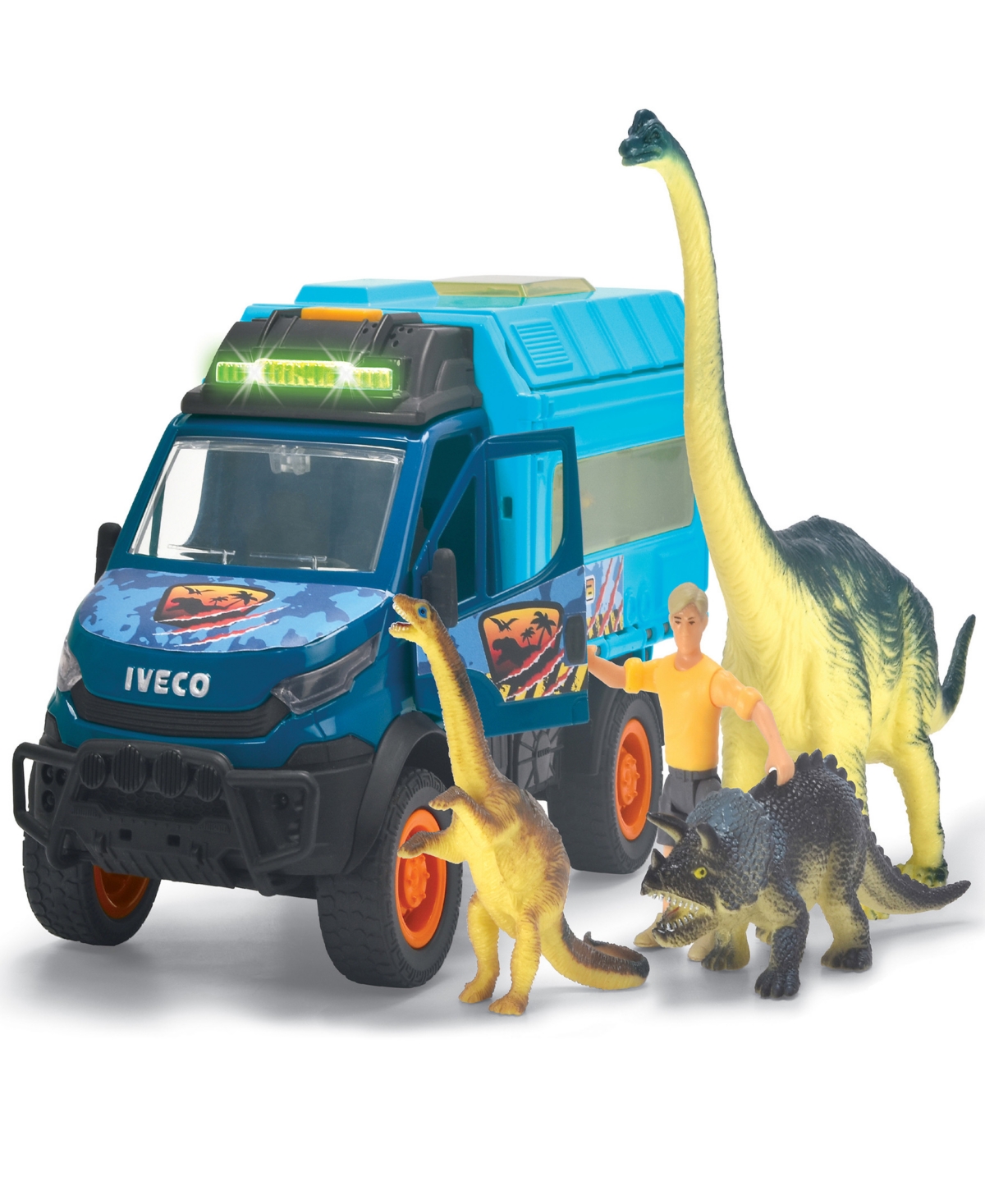 Dickie Toys Hk Ltd Dinosaur World Lab Light Sound Kids 5 Piece Playset In Multi