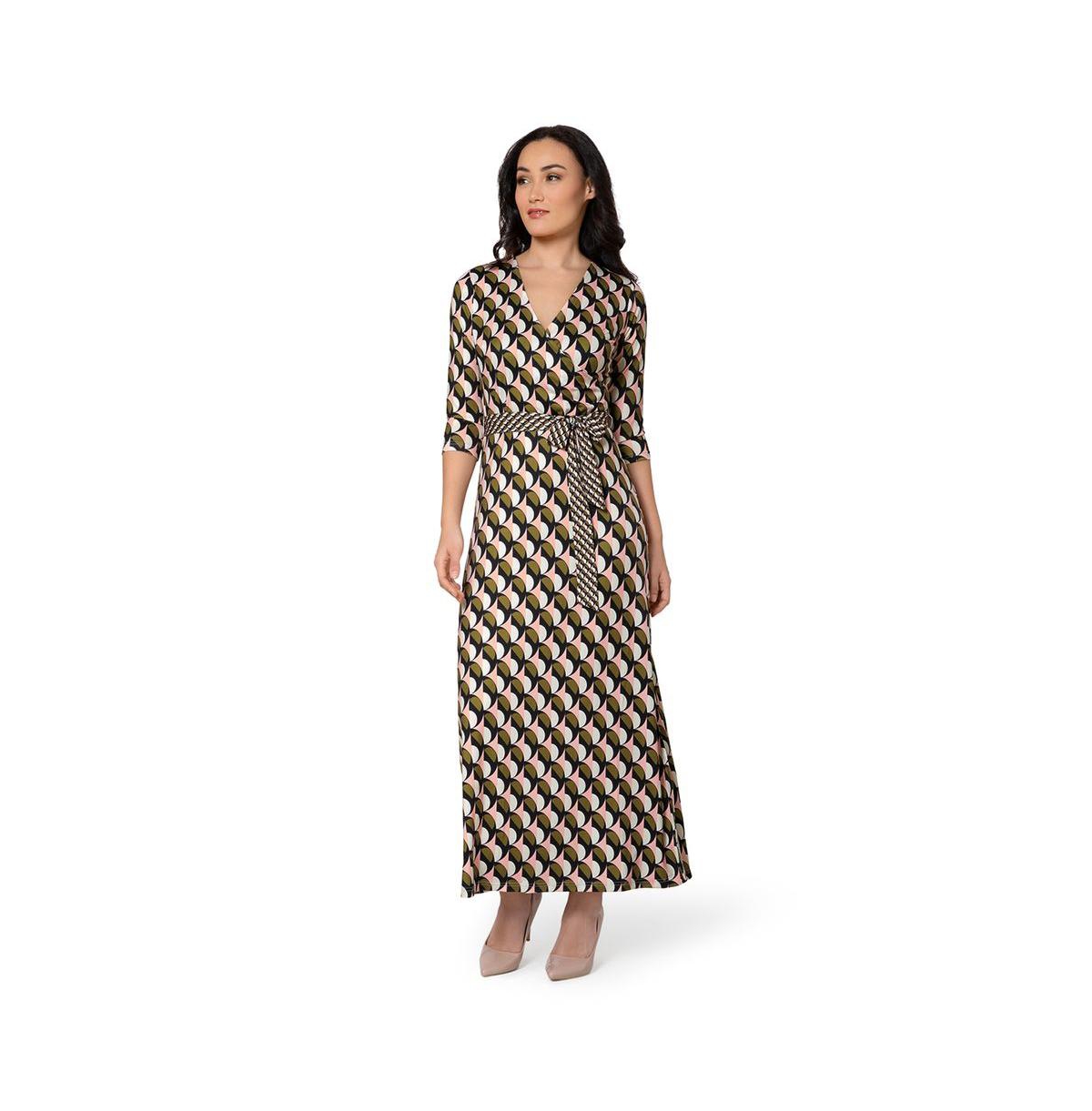 Leota Womens, Perfect Wrap Maxi Dress