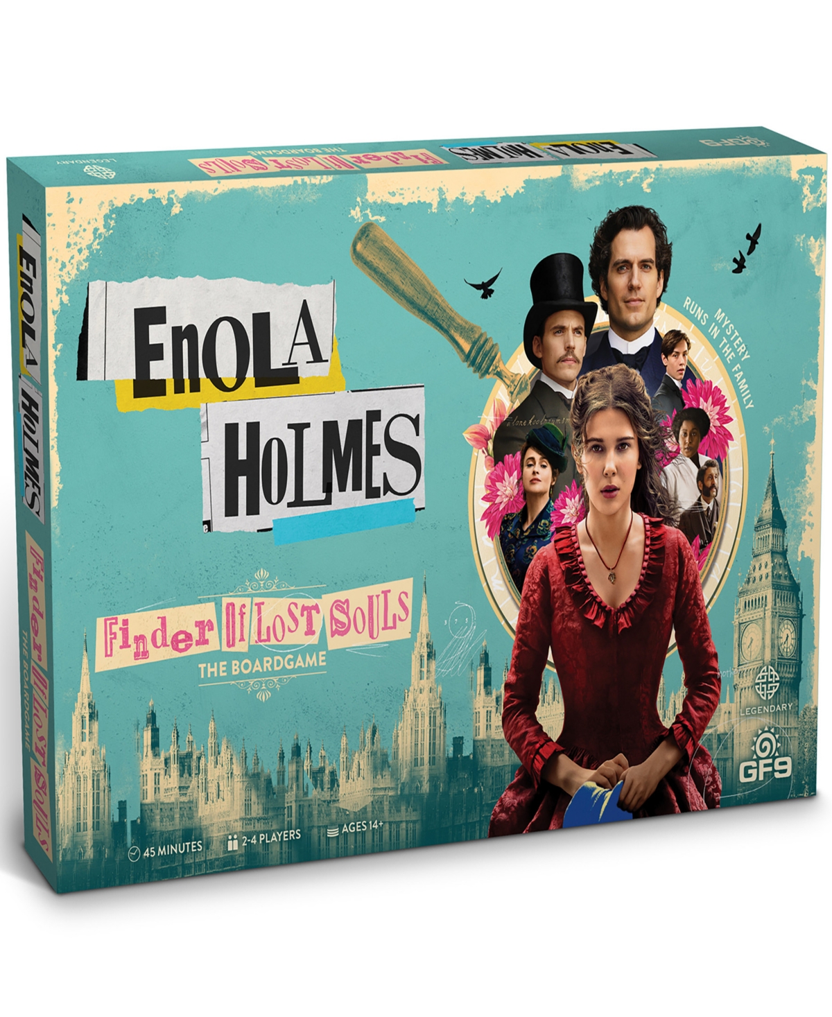 Gale Force Nine Enola Holmes Finder Of Lost Souls The Board Game Deduction Puzzle In Multi