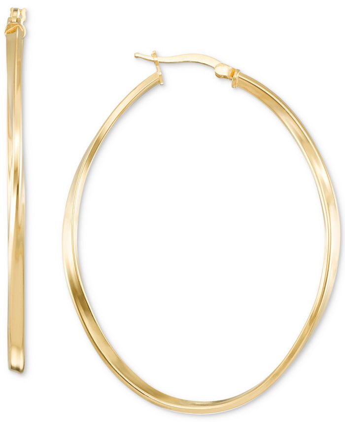Macy's jewelry hoop hot sale earrings