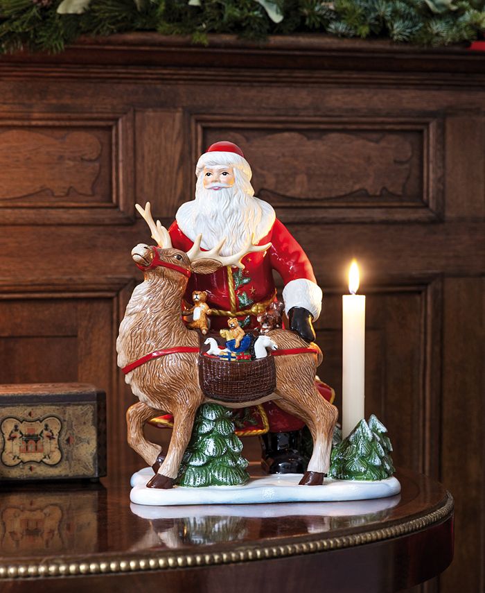 Villeroy & Boch Christmas Toys Memory Santa with deer Macy's