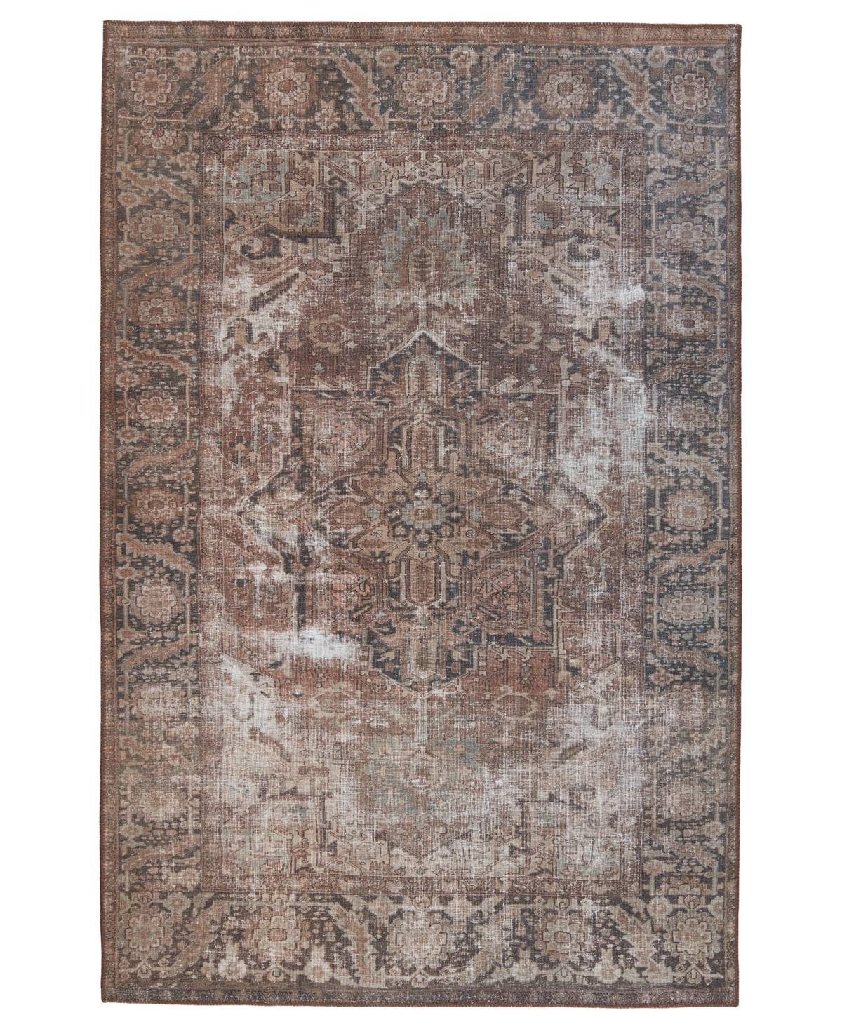 Kate Lester Harman HBL10 5' x 7'6in Area Rug - Brown