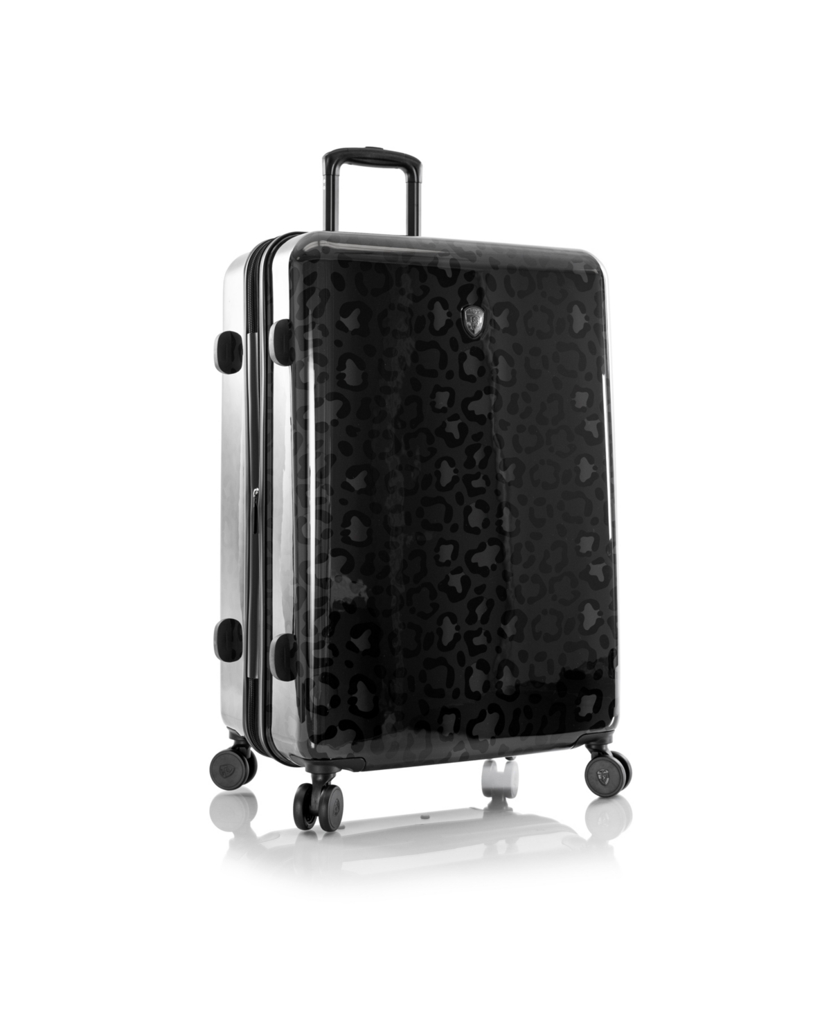Shop Heys Fashion 30" Hardside Spinner Luggage In Black Leopard