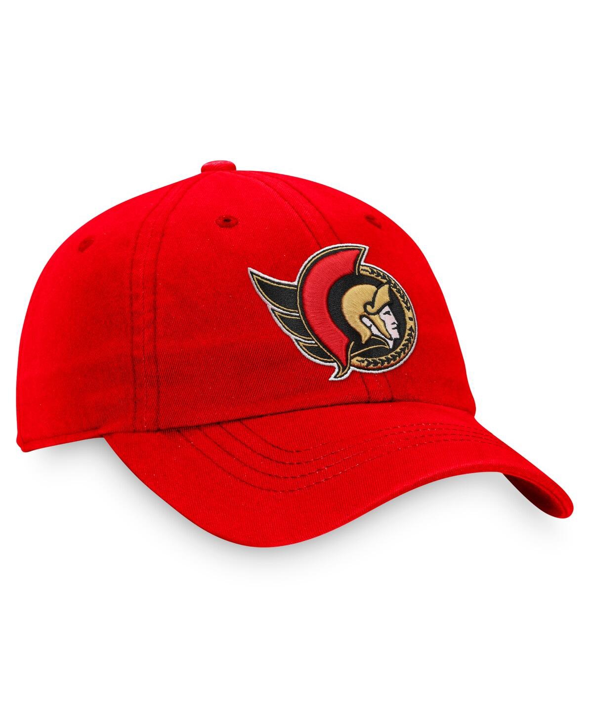 Shop Fanatics Women's  Red Ottawa Senators Primary Logo Adjustable Hat