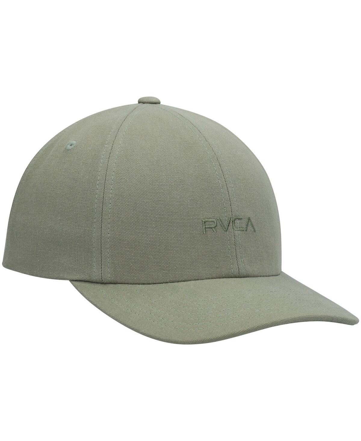 Shop Rvca Men's  Green Ptc Clipback Adjustable Hat