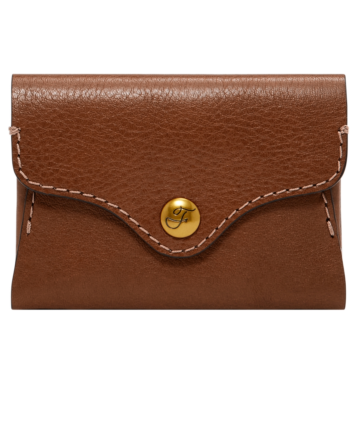 FOSSIL HERITAGE LEATHER CARD CASE WALLET