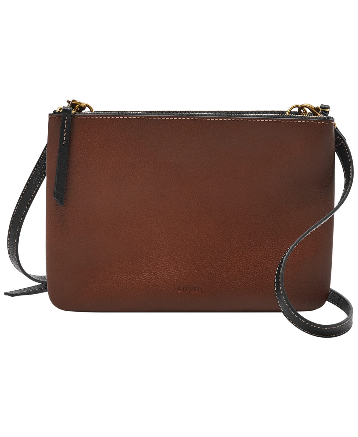 Fossil Devon Leather Crossbody Bag Smart Closet