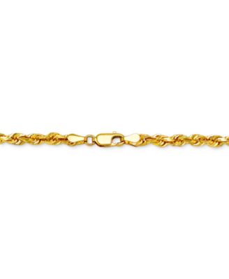 Macy's Rope Chain 20" Necklace 3.5mm in 14k Gold