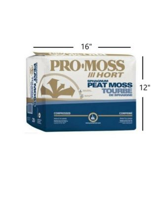 Premier Horticulture Pro Moss Horticulture Peat Moss, Compressed 1 CF