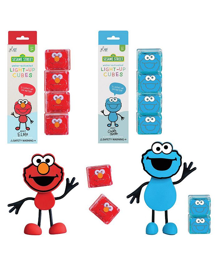 Glo Pals Sesame Street Characters Elmo & Cookie Monster Set of 2 Macy's