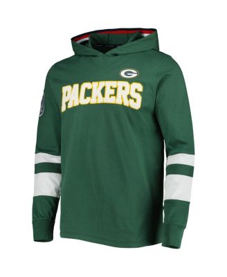 Men's Green, White Green Bay Packers Alex Long Sleeve Hoodie T-shirt