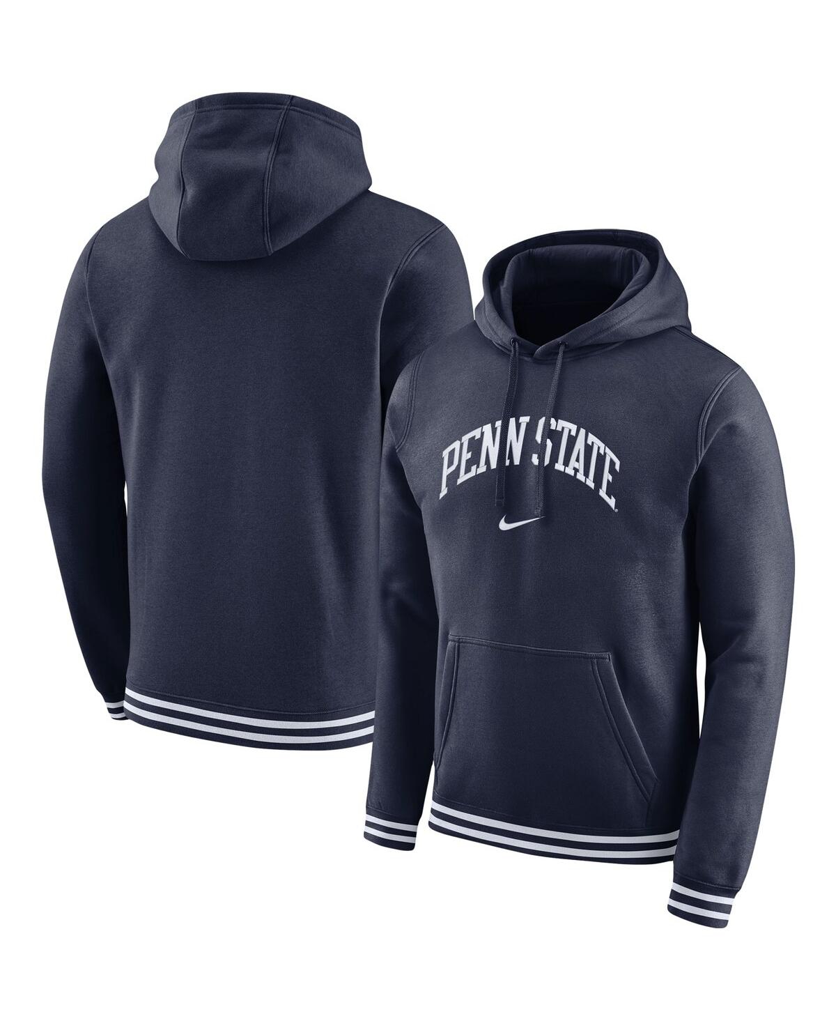 Men's Nike Navy Penn State Nittany Lions Sketch Retro Pullover Hoodie