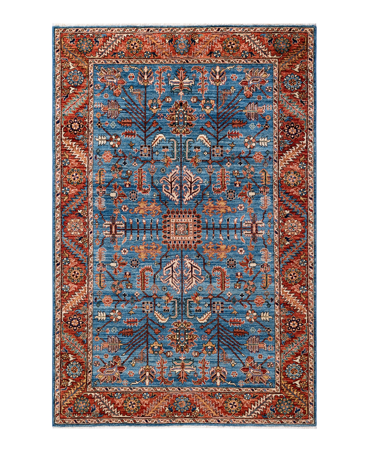 Adorn Hand Woven Rugs Serapi M1973 5' x 8'2in Area Rug - Mist