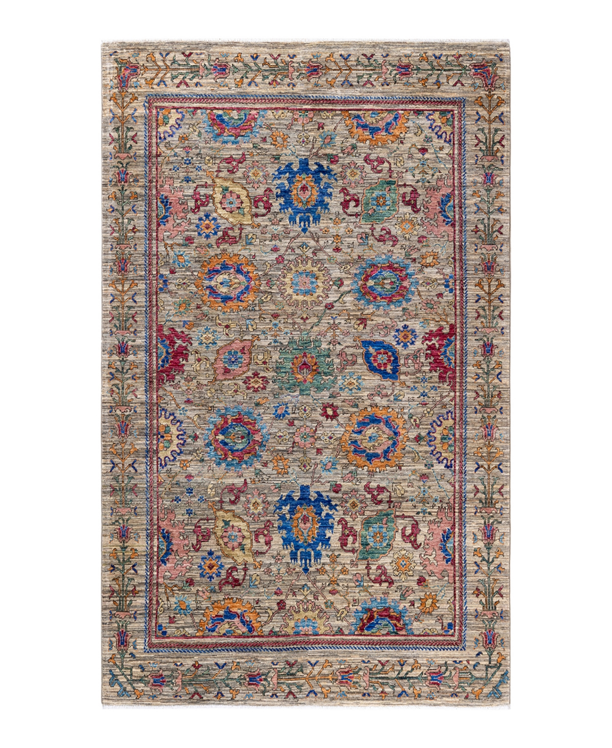 Adorn Hand Woven Rugs Serapi M1973 5'2" X 8'4" Area Rug In Beige