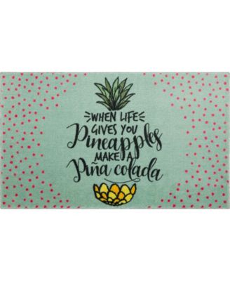 Mohawk Prismatic Pineapples Area Rug In Blue