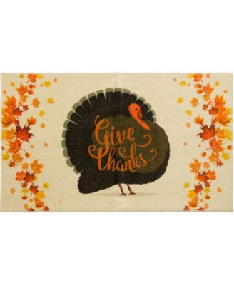 Mohawk Prismatic Give Thanks Turkey Area Rug In Cream