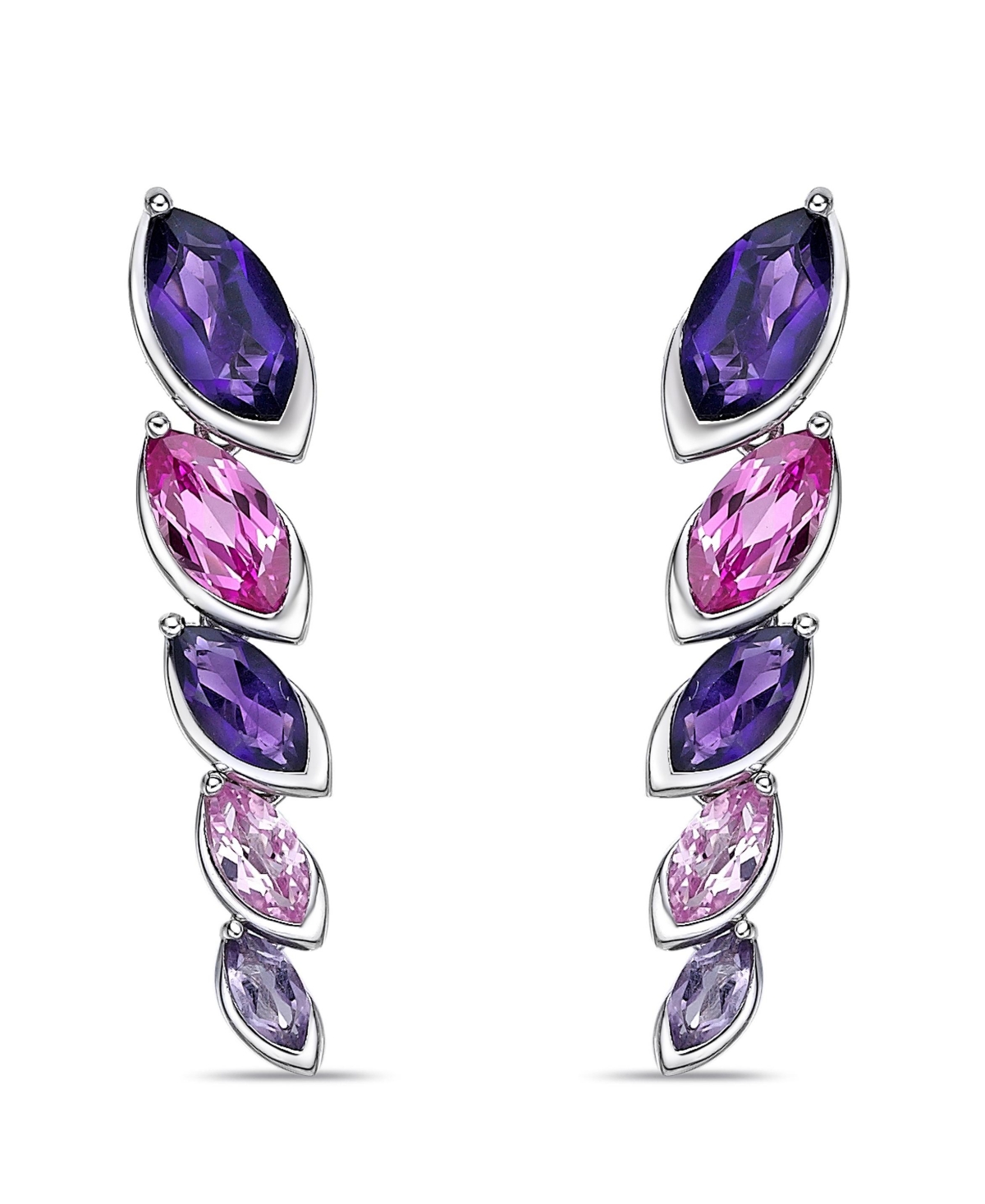 Macy's outlet amethyst earrings