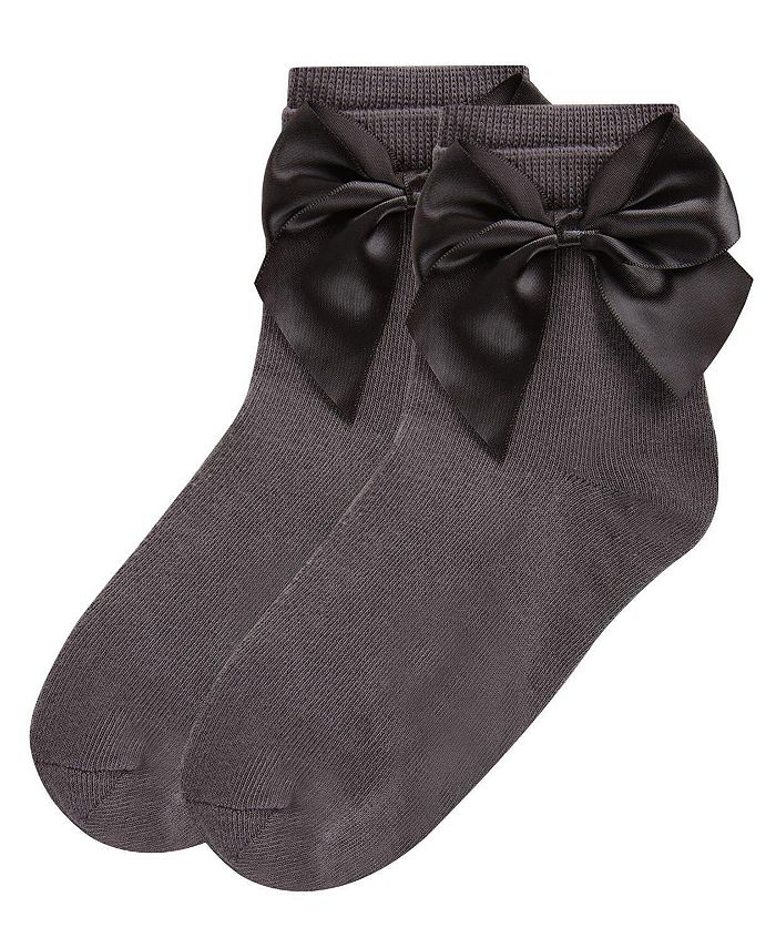 MeMoi Girl's Side Bow Anklet Socks - Macy's