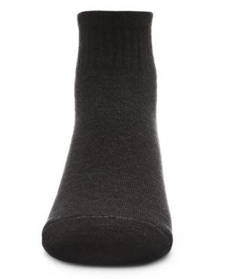 Girls 3 Pairs Unisex Mid Cut Cotton Blend Socks