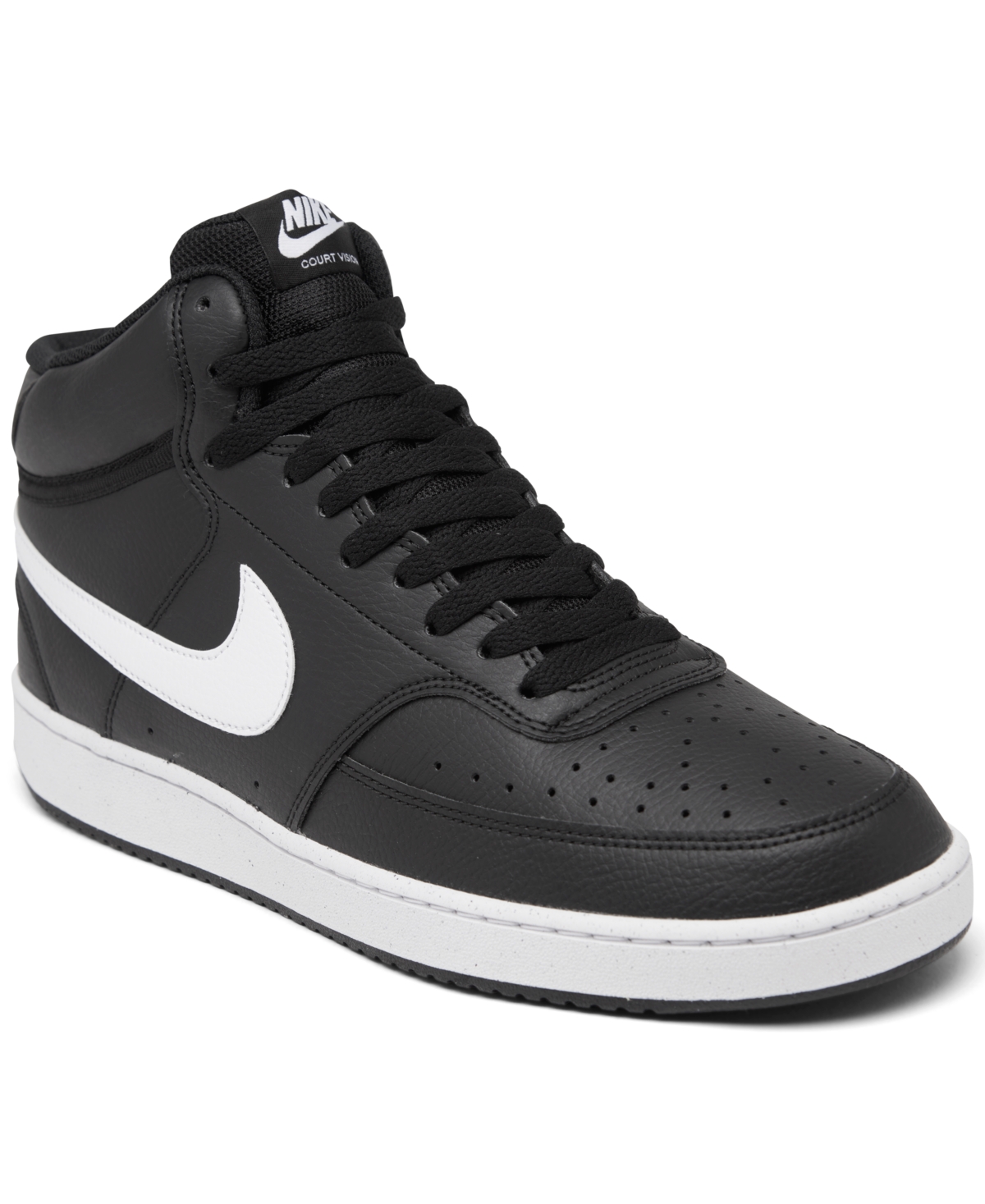 Nike Men's Court Vision Mid Next Nature Casual Sneakers From Finish ...